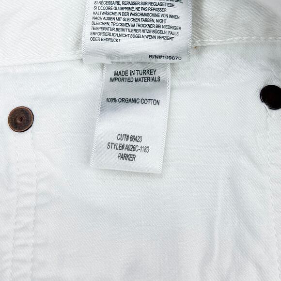 NWT AGOLDE Parker Vintage Cut-Off Short In Dough Size 33 - Picture 7 of 9